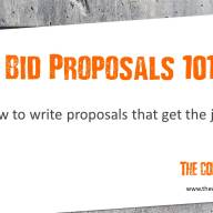 Bid Proposals 101